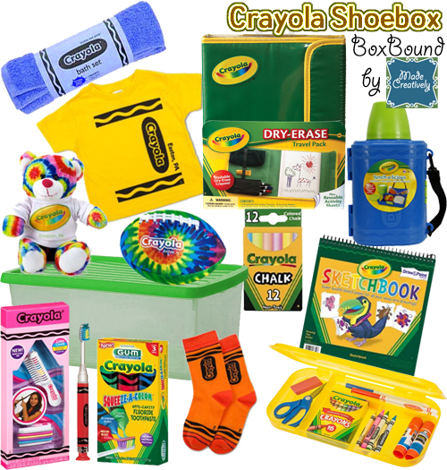 Crayola Shoebox - Box Bound by MadeCreatively