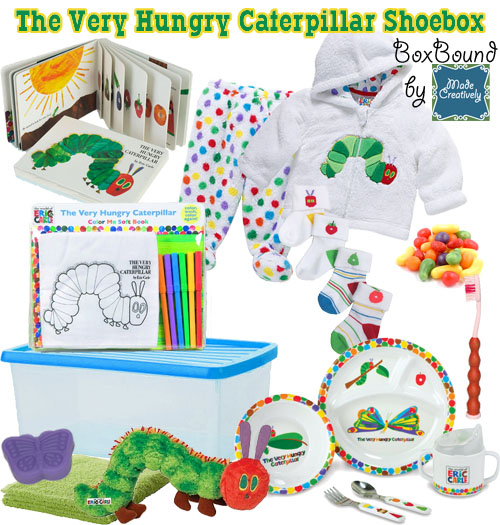 The Very Hungry Caterpillar Shoebox - Box Bound by MadeCreatively
