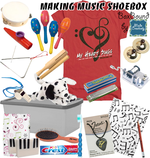 Making Music Shoebox - Box Bound by MadeCreatively
