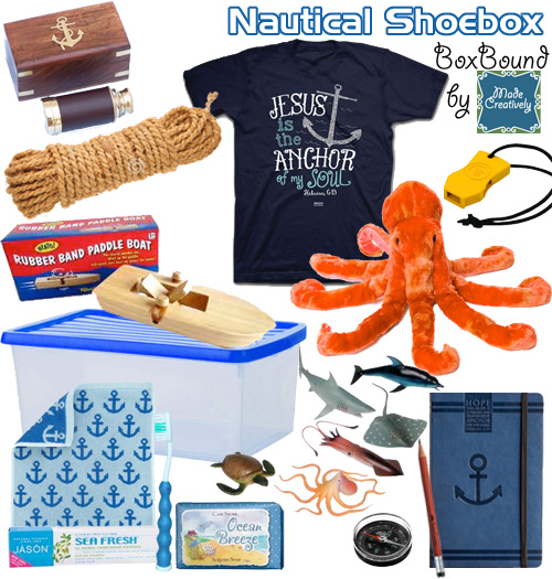 Nautical Shoebox - Box Bound by MadeCreatively