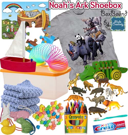 Noah's Ark Shoebox - Box Bound by MadeCreatively