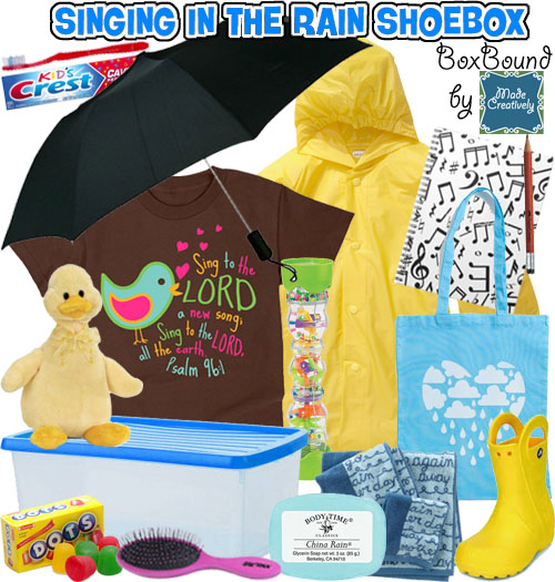 Singing In The Rain Shoebox - Box Bound by MadeCreatively