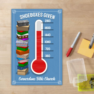 Track your shoebox-collecting progress
